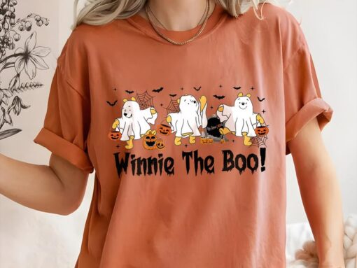 Retro Pooh Ghost Halloween Sweatshirt