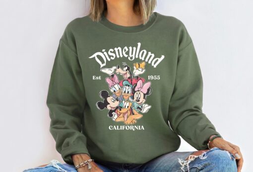 Retro Disneyland 1955 California Sweatshirt