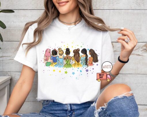 Comfort Colors Gift, Retro Disney Princess Shirt